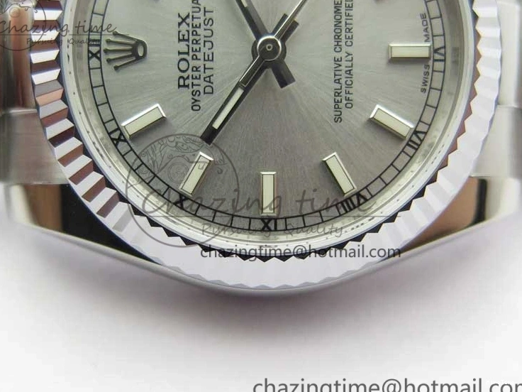 MiroTime 0513 Effortless Datejust 31mm 178274 SS GSF Best Edition Silver Stick Markers Dial on SS President Bracelet SEIKO NH05A 3056